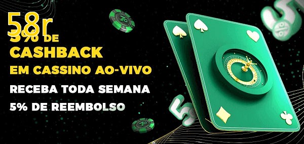 Promoções do cassino ao Vivo 58r